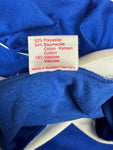Vintage Erima Trikot 80s Blank Made In West Germany Blau Weiß L