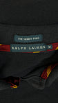90s Ralph Lauren Damen "The Skinny Polo-"Shirt Schwarz M