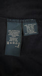 90s Ralph Lauren Damen "The Skinny Polo-"Shirt Schwarz M