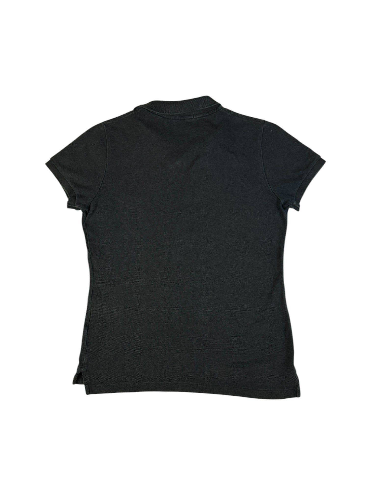 90s Ralph Lauren Damen "The Skinny Polo-"Shirt Schwarz M