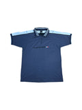 Vintage Nike Poloshirt Grau Weiß XL