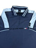 Vintage Nike Poloshirt Grau Weiß XL