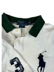 00s Ralph Lauren Poloshirt Big Pony #3 Custom Fit Weiß XL