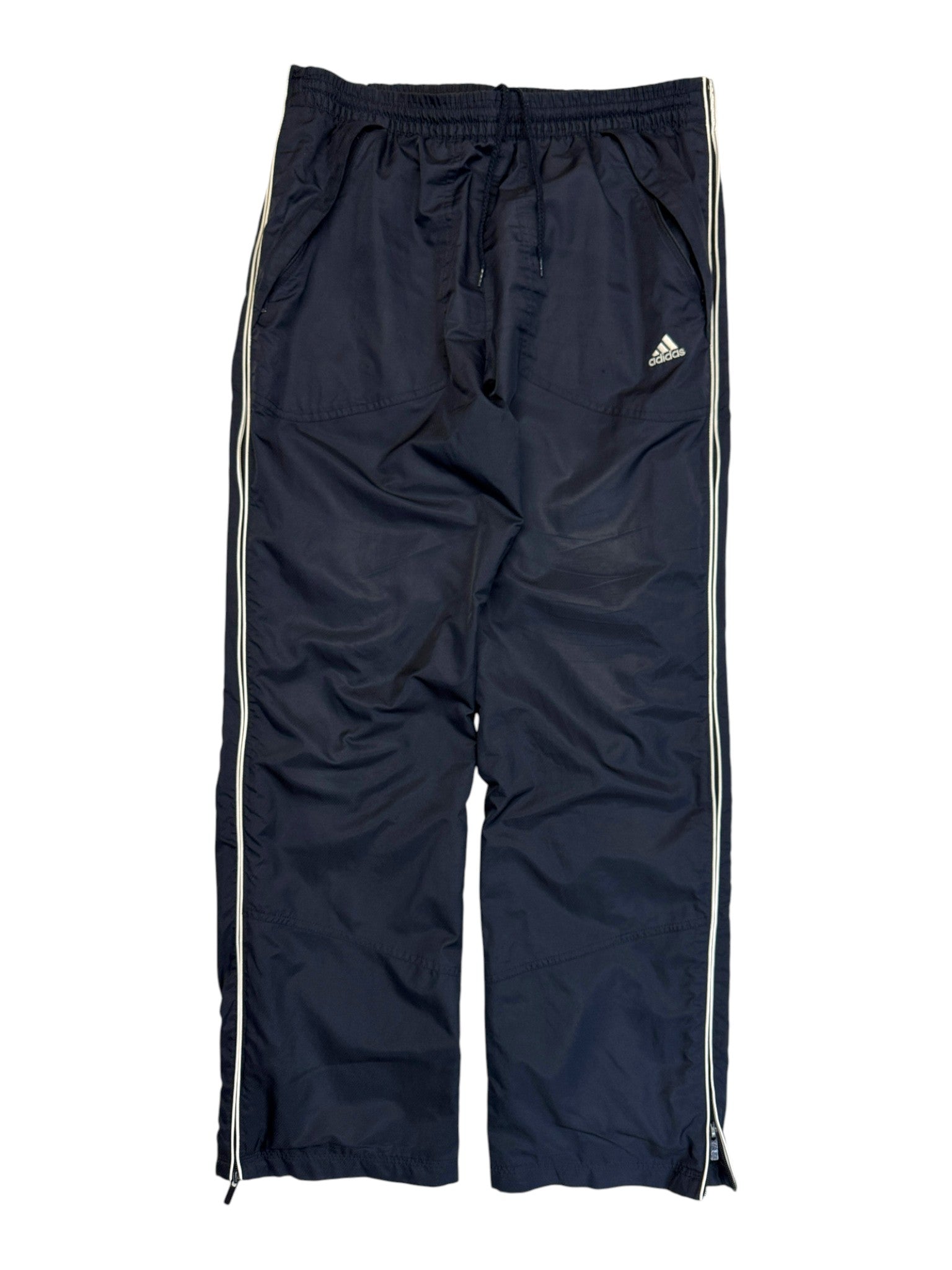 2007 Adidas Full Zip Trackpants Warm Up Tear Away Schwarz M