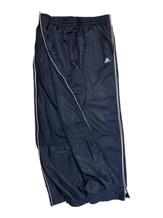 2007 Adidas Full Zip Trackpants Warm Up Tear Away Schwarz M