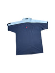 Vintage Nike Poloshirt Grau Weiß XL
