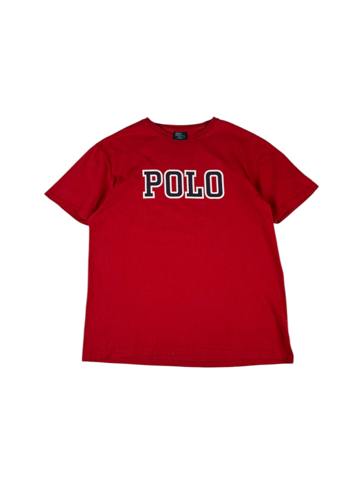 90s Ralph Lauren Shirt Big Logo Rot M