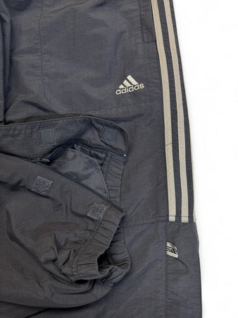 2001 Adidas Trackpants Extra Pocket Schwarz/Grau XXL