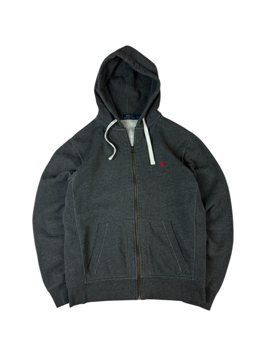 Ralph Lauren Zip-Hoodie Basic Dunkelgrau L