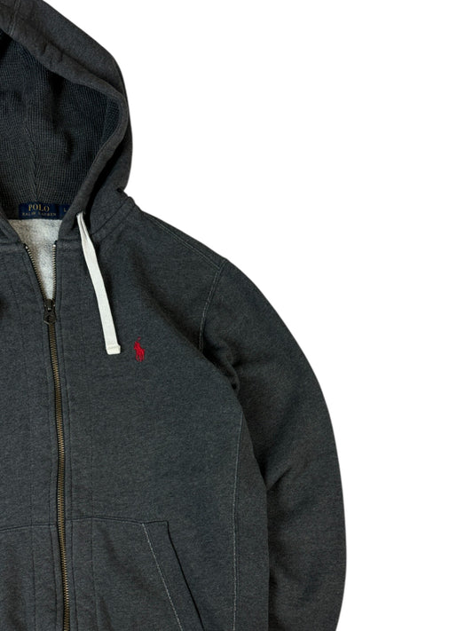 Ralph Lauren Zip-Hoodie Basic Dunkelgrau L