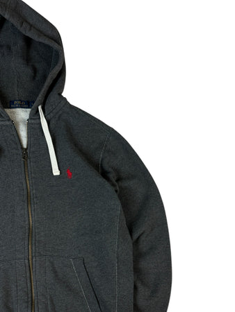 Ralph Lauren Zip-Hoodie Basic Dunkelgrau L