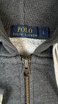 Ralph Lauren Zip-Hoodie Basic Dunkelgrau L