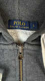 Ralph Lauren Zip-Hoodie Basic Dunkelgrau L