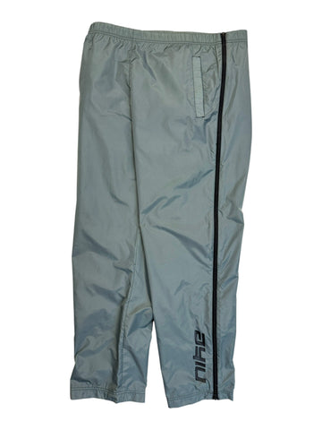 00s Nike Full Zip Trackpants Tear Away Warm Up Grau L