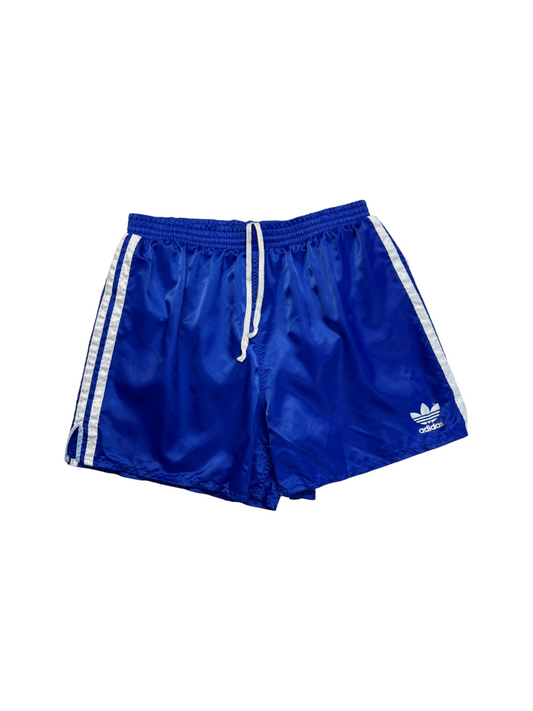 80s Adidas Shorts Glanz Sprinter Made In Slovenia Blau - RareRags