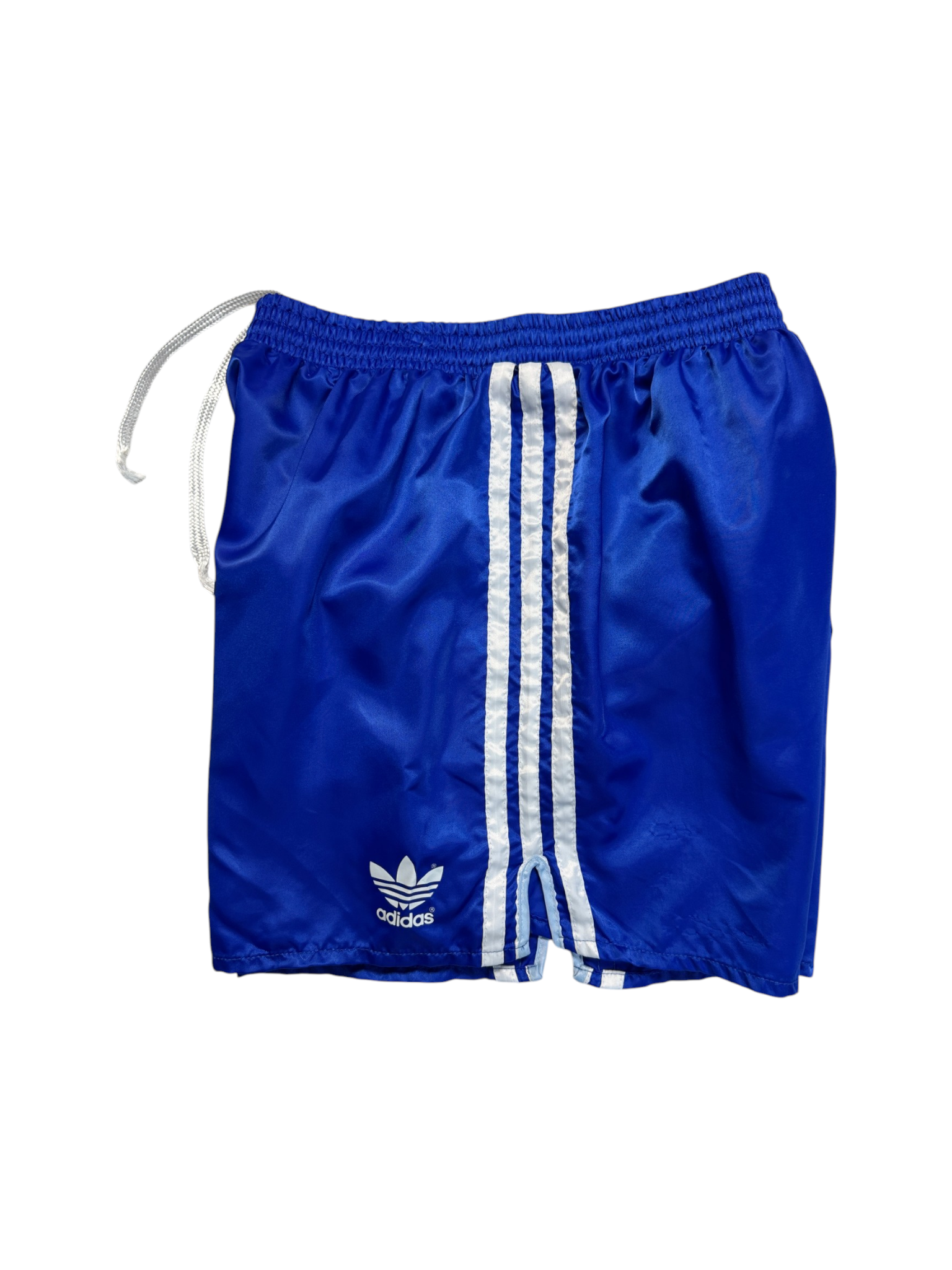 80s Adidas Shorts Glanz Sprinter Made In Slovenia Blau - RareRags
