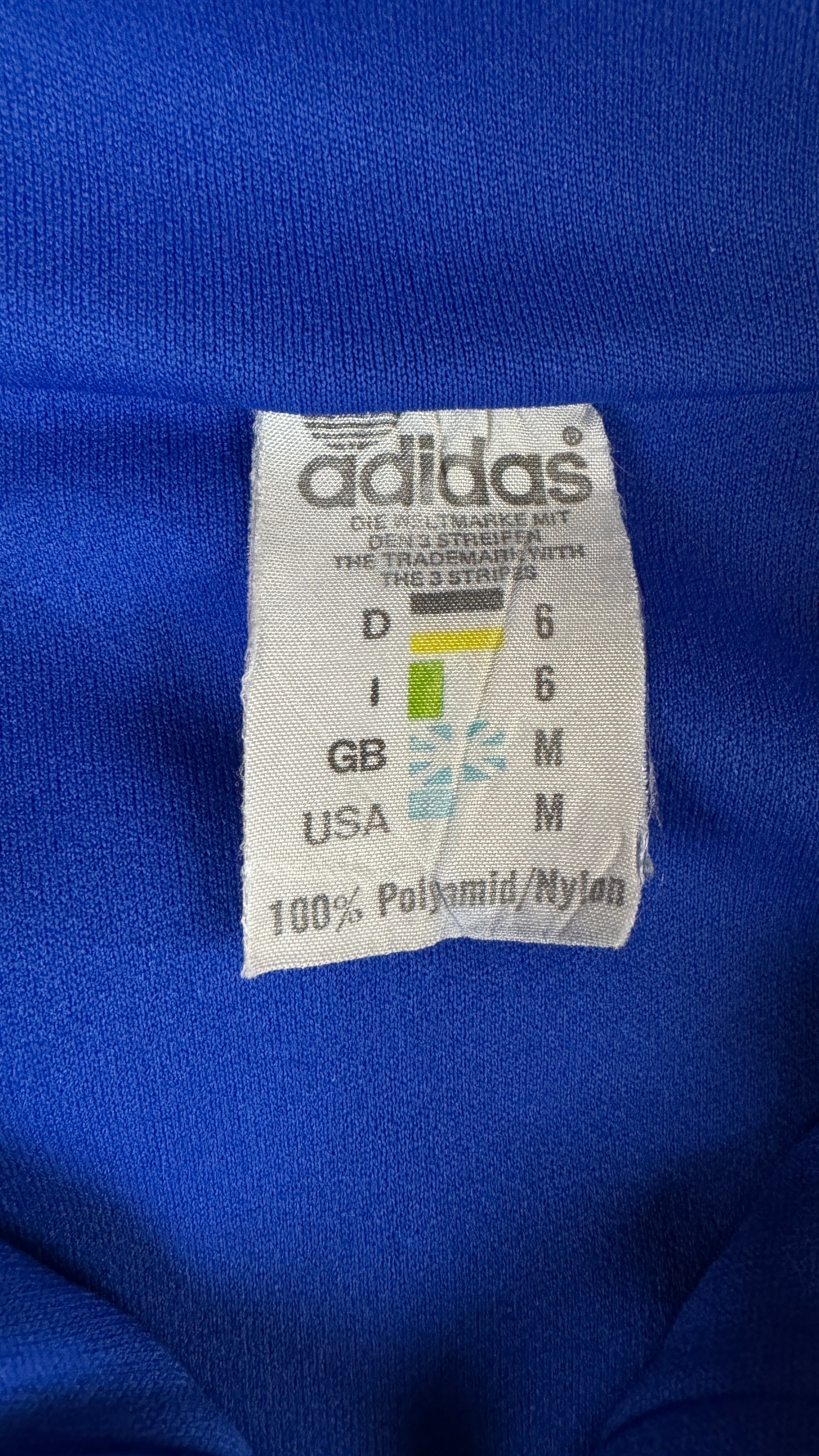 Vintage Adidas Sportjacke Early 80s Blau D6 M