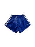 80s Adidas Shorts Nylon Glanz Sprinter Made In West Germany Blau