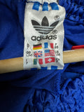 80s Adidas Shorts Nylon Glanz Sprinter Made In West Germany Blau