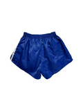 80s Adidas Shorts Nylon Glanz Sprinter Made In West Germany Blau