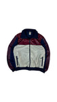 Rare! Vintage Adidas Sportjacke 80s Shiny/Glänzend Made In Finnland Weiß/Grau Rot 50 M