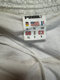 90s Puma Shorts Nylon Glanz Sprinter Weiß