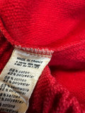 90s Lacoste Jogginghose Pikee Basic Made In France Rot S-M