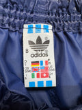 80s Adidas Shorts Nylon Glanz Sprinter Made In West Germany Dunkelblau