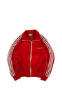 Vintage Adidas Sportjacke Early 80s Beckenbauer Damen Rot Weiß D40 M