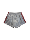 80s Adidas Shorts Nylon Glanz Sprinter Grau/Silber