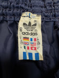 80s Adidas Shorts Nylon Glanz Sprinter Made In West Germany Dunkelblau