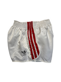 80s Adidas Shorts Nylon Glanz Sprinter Made In West Germany Weiß