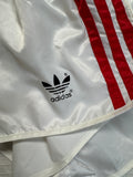 80s Adidas Shorts Nylon Glanz Sprinter Made In West Germany Weiß