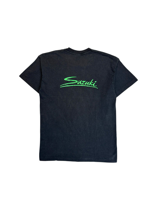 90s Screen Stars Shirt Suzuki Single Stitch Schwarz M