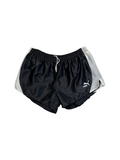 90s Puma Shorts Nylon Glanz Sprinter Schwarz