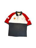 00s Puma Polo Formel 1 Shell V-Power Weiß Grau XL