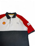00s Puma Polo Formel 1 Shell V-Power Weiß Grau XL