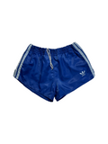 80s Adidas Shorts Nylon Glanz Sprinter Made In West Germany Blau