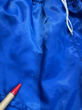 80s Adidas Shorts Nylon Glanz Sprinter Made In West Germany Blau