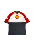 00s Puma Polo Formel 1 Shell V-Power Weiß Grau XL