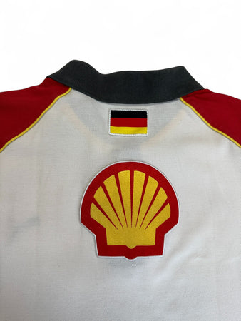 00s Puma Polo Formel 1 Shell V-Power Weiß Grau XL