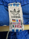80s Adidas Shorts Nylon Glanz Sprinter Made In West Germany Blau
