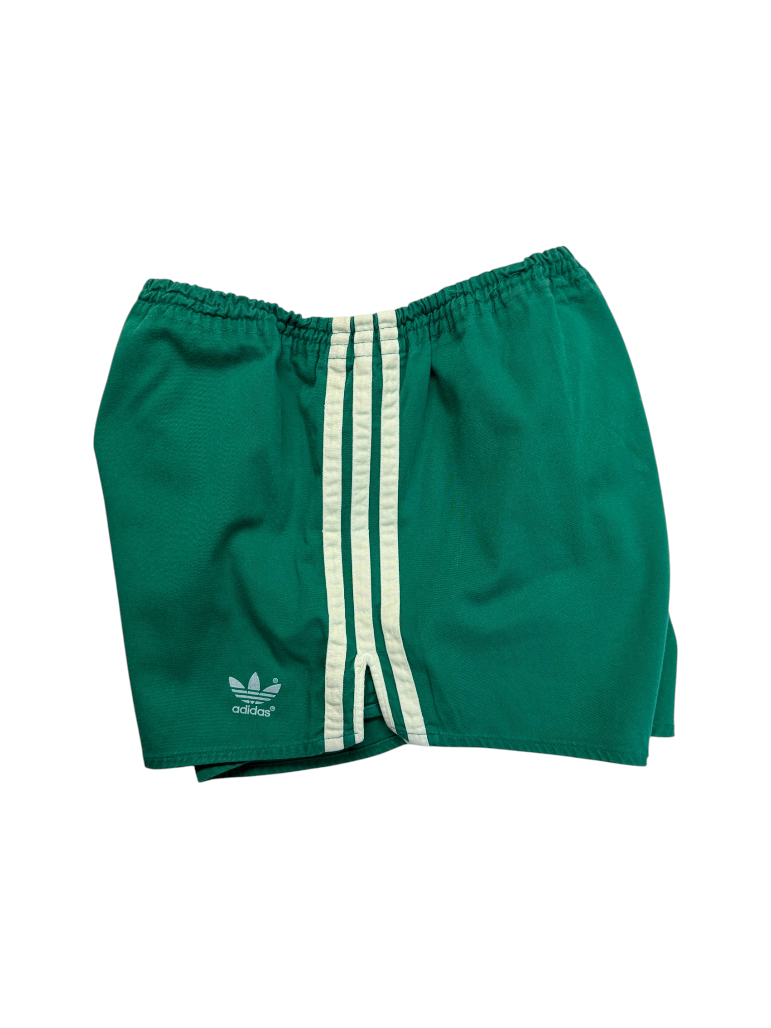 70s/80s Adidas Shorts Sprinter Baumwolle Made In West Germany Grün - RareRags