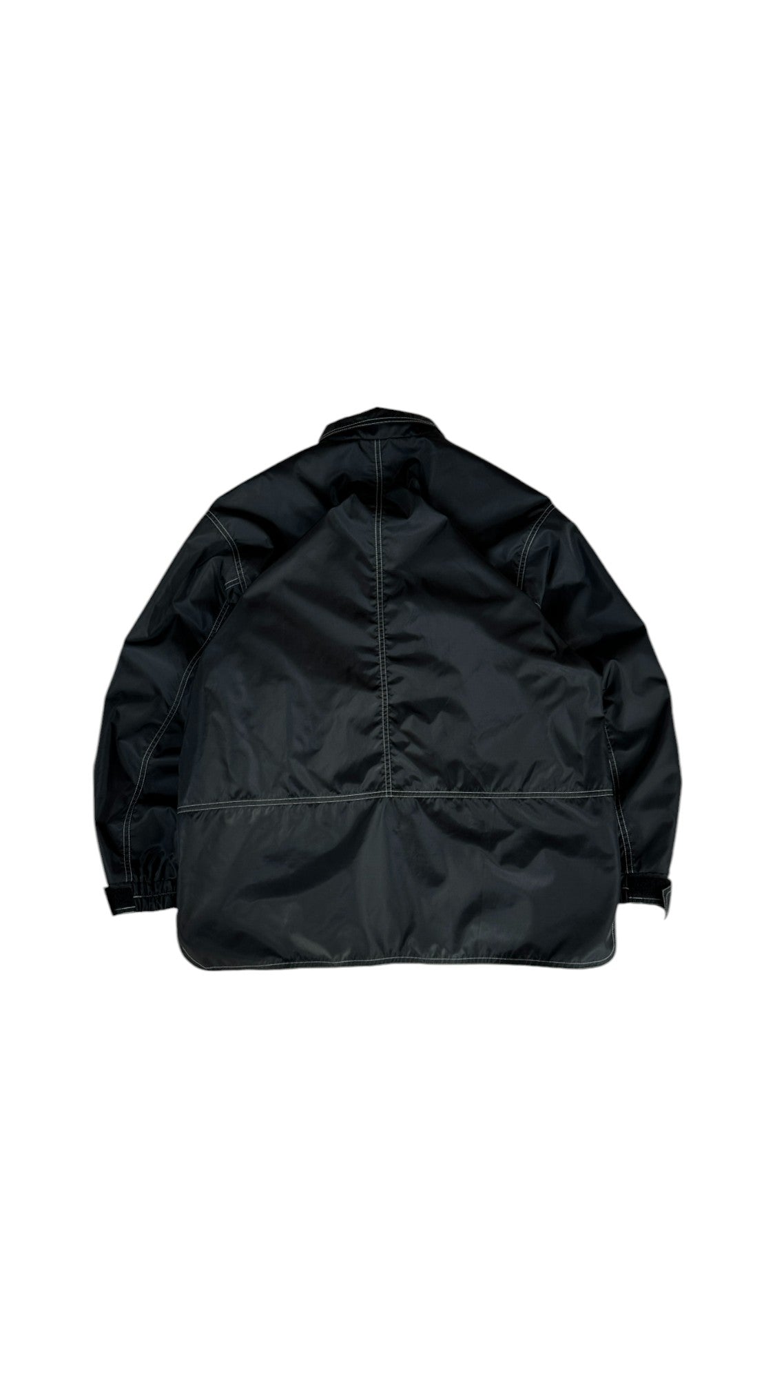 Vintage Adidas Jacke 90s By Descente Glänzend/Shiny Schwarz Blau M