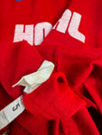 Vintage Trikot Langarm 80s Hospal #15 Rot Blau M