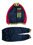 Vintage Adidas Tracksuit 90s "236" Schwarz Rot (D8) L-XL