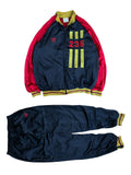 Vintage Adidas Tracksuit 90s "236" Schwarz Rot (D8) L-XL