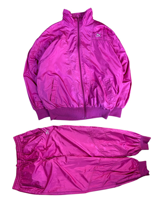 Vintage Puma Tracksuit 90s Damen Rosa (42) M
