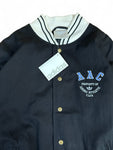 Vintage Adidas Varsity Tracksuit 90s Deadstock Athletic Club "AAC" Neu Mit Etikett Schwarz Grau (5) M