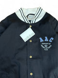 Vintage Adidas Varsity Tracksuit 90s Deadstock Athletic Club "AAC" Neu Mit Etikett Schwarz Grau (5) M